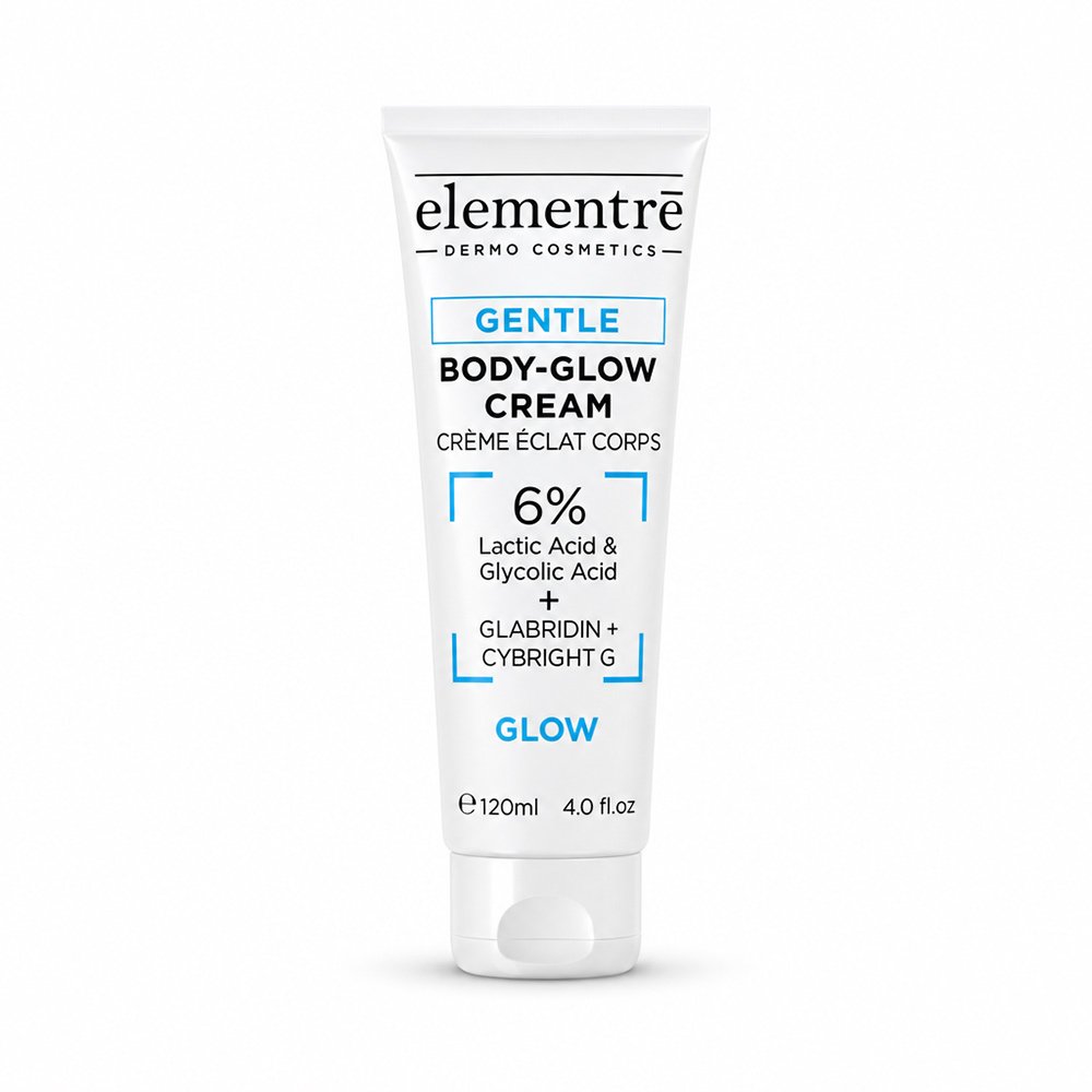 Elementre Body Glow Cream 120 ml Elementre Body Glow Cream %6 AHA aydınlatıcı vücut bakım kremi 120 ml