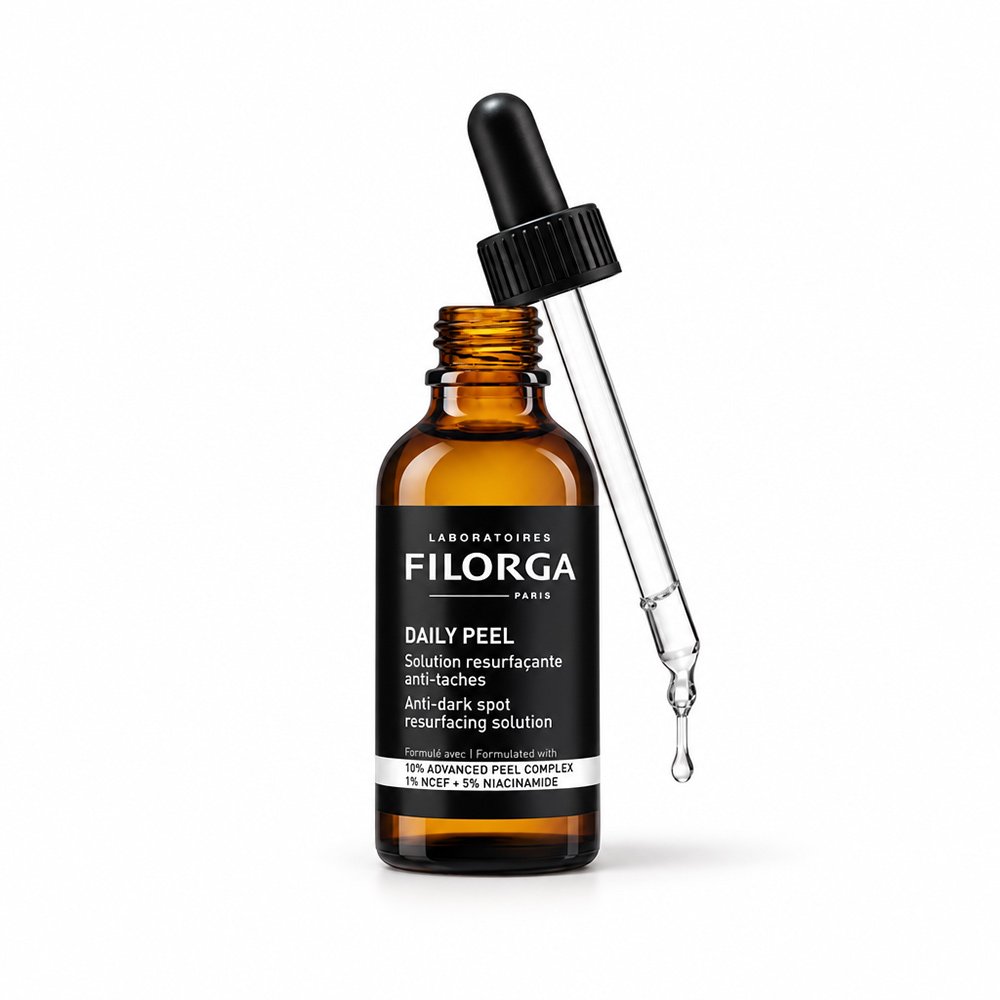 Filorga Daily Peel Dark Spots şişe ve kutu ambalajı