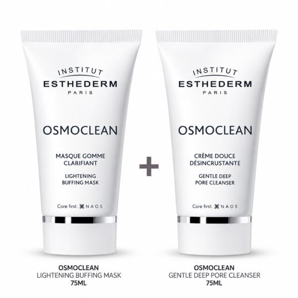 Institut Esthederm Osmoclean Ayrılmaz İkili Gentle Deep Pore Cleanser ve Lightening Buffing Mask 2 x 75 ml
