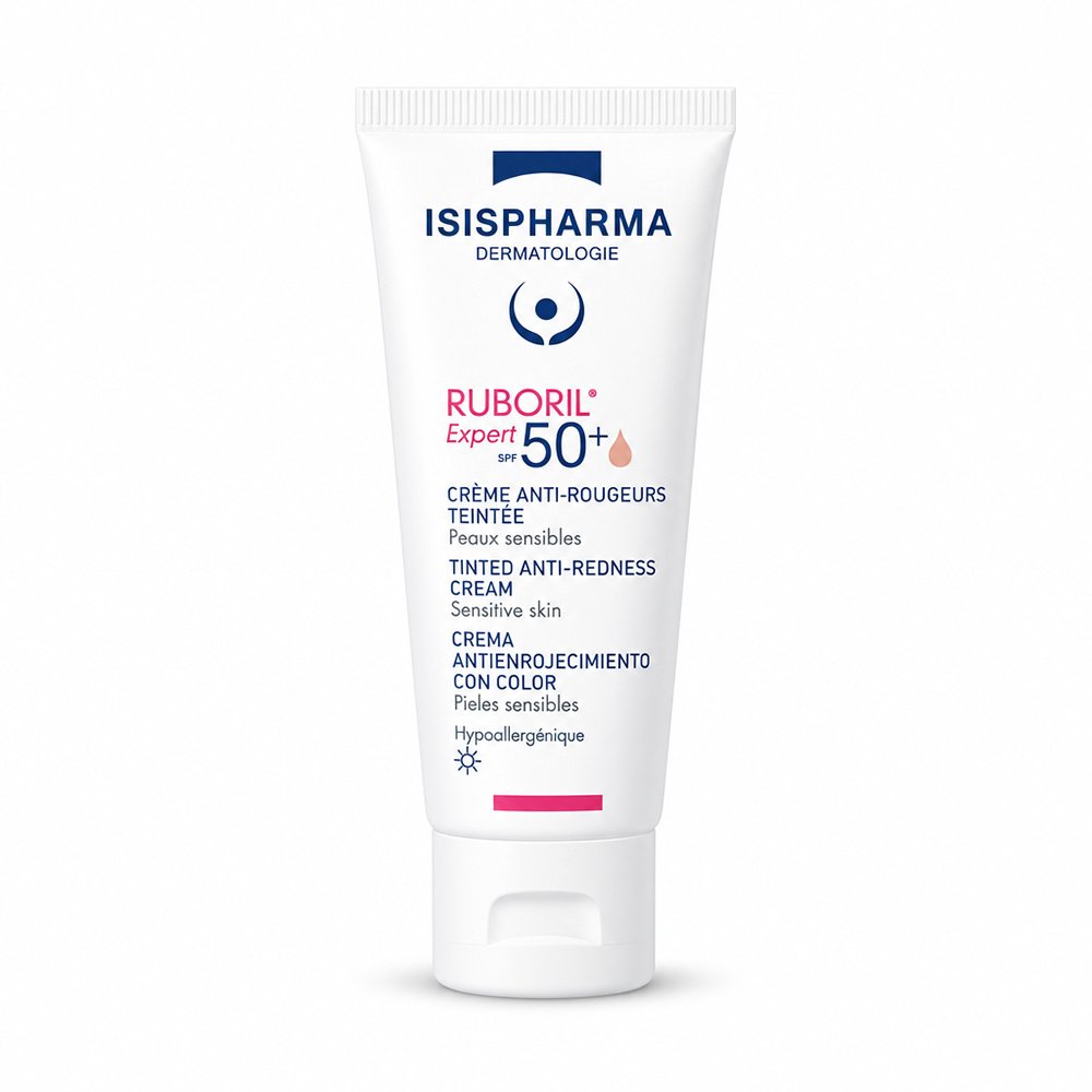 ISISPHARMA Ruboril Expert SPF50+ renkli kızarıklık karşıtı güneş kremi 40 ml