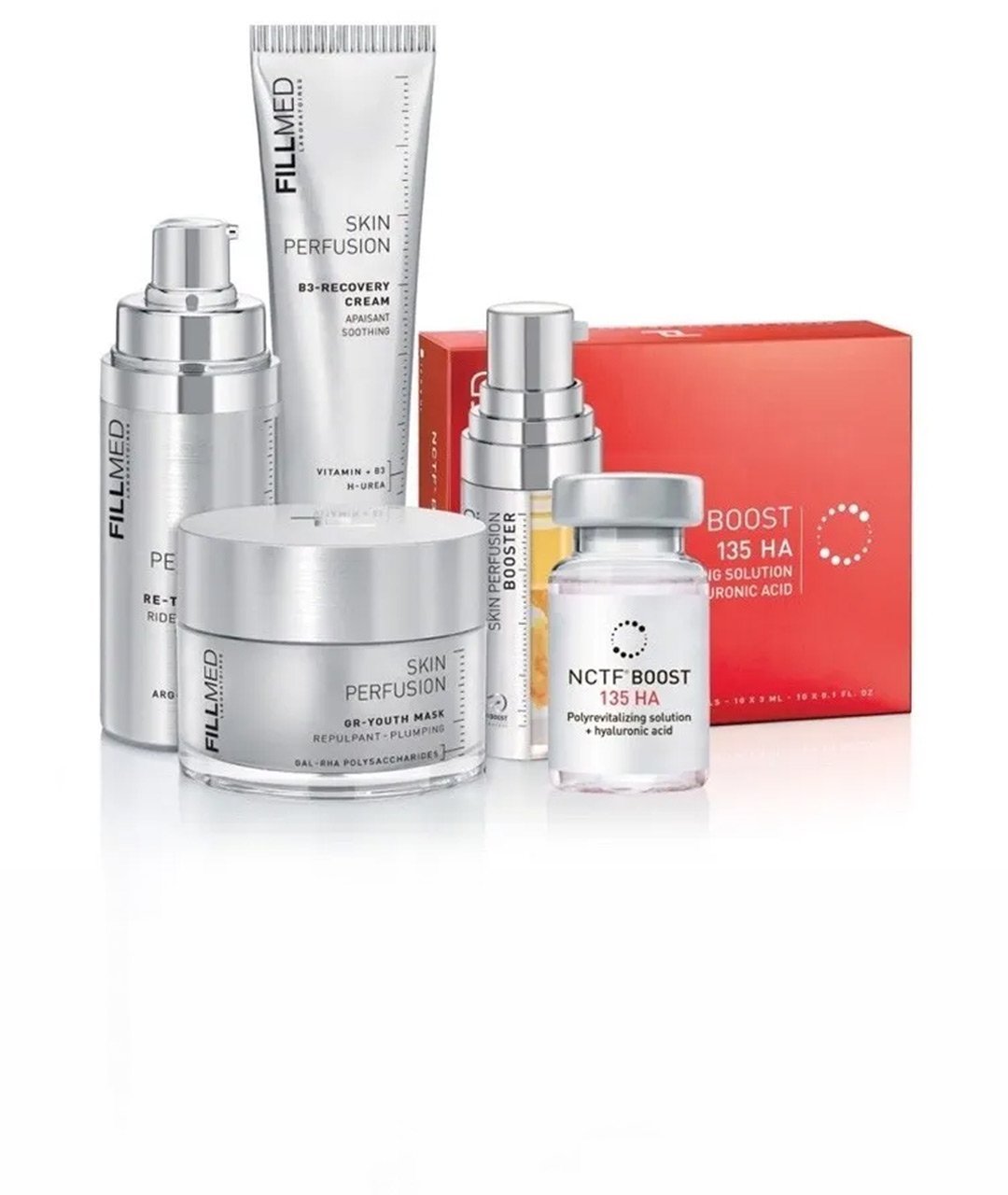 FillMed Skin Perfusion B3 Recovery Cream ve NCTF Boost 135 HA profesyonel cilt bakım ürünleri