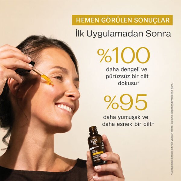 Yon-Ka Serum Omega 30 ml ilk uygulama sonrası cilt yumuşaklığı ve pürüzsüzlük değerlendirmesi